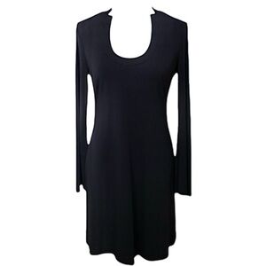 MUSE Boston Proper | Long Sleeve Cocktail Dress | Sleek Black | Women’s Small